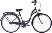 Rowery - Rower miejski 28 Kozbike (K14) 3biegi czarny - miniaturka - grafika 1
