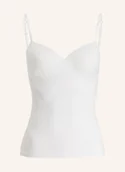 Biustonosze - Hanro Koszulka Z Biustonoszem Allure weiss - miniaturka - grafika 1