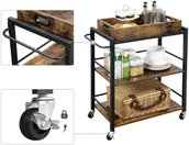 Wózki kuchenne - Songmics Stolik kuchenny do serwowania mobilny DD.14505 - miniaturka - grafika 1