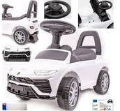 Chodziki - Biały jeździk sportowy dla dziecka - miniaturka - grafika 1