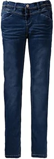 Spodnie i spodenki dla dziewczynek - Name It Jeansy Dziewczęce Nitsus Indigo K Skinny Dnm Noos, Ciemno-Niebieskie, 134 cm - grafika 1