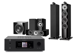 Kino domowe NAD T 778 (czarny) + 702 S3 + 706 S3 + HTM71 S3 + DB4S (czarny) - Kino domowe - miniaturka - grafika 1