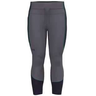 Under Armour HG Armour 6M Ankle Leg Block 1370067-530 damskie legginsy szare - Legginsy - miniaturka - grafika 1
