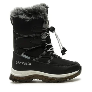 Śniegowce Garvalin 241852 A054 S Czarny - Buty dla dziewczynek - miniaturka - grafika 1