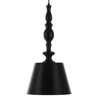 Lampy sufitowe - Beliani Lampa wisząca czarna FLUVIA - miniaturka - grafika 1