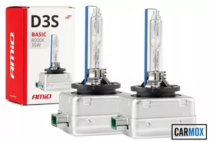 2x ŻARÓWKA, ŻARNIK XENON KSENON Amio D3S 35W 8000K - Żarówki samochodowe - miniaturka - grafika 1