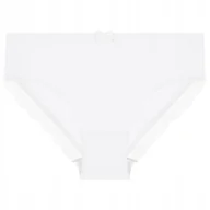 Majtki damskie - Majtki Figi Dziewczęce Bawełniane Białe z koronką 1szt Urocze MORAJ 146-152 - miniaturka - grafika 1