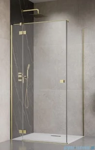 Radaway Essenza Kdj Brushed Gold kabina 120x120cm lewa szczotkowane złoto 1385042-99-01L/1384054-01-01 - Kabiny prysznicowe - miniaturka - grafika 1