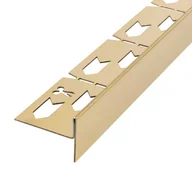 Brodziki prysznicowe - Rea Listwa spadkowa brodzikowa 120cm Złota Szczotkowana - miniaturka - grafika 1