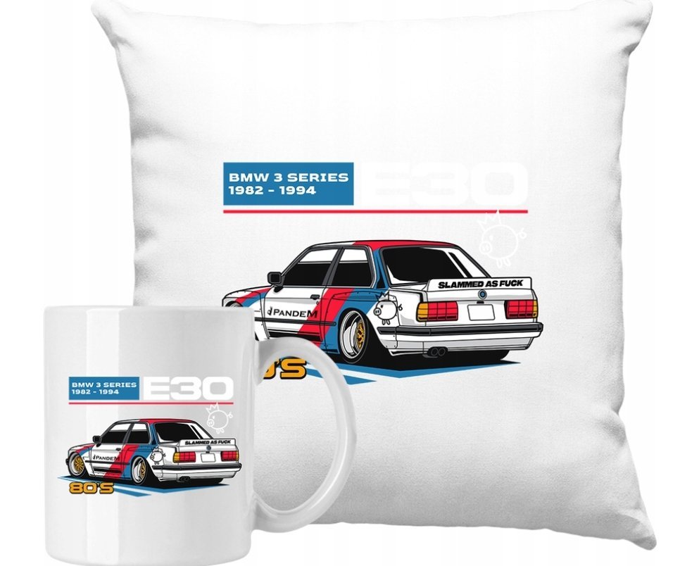 ZESTAW PODUSZKA + KUBEK JDM Auto Car Motoryzacja Pomysł Na Prezent #7