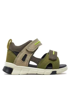 ECCO Sandały Mini Stride 76114152334 Zielony - Buty dla chłopców - miniaturka - grafika 1