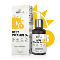 Przeziębienie i grypa - Best Lab Vitamin D3 1000 30ml Witamina D-3 D 3 Kości Odporność - miniaturka - grafika 1