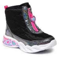 Śniegowce damskie - Skechers Śniegowce Heart Hugger 302666L/BKMT Black/Multi - miniaturka - grafika 1