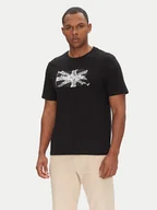 Koszulki męskie - Pepe Jeans T-Shirt Flag PM509720 Czarny Regular Fit - miniaturka - grafika 1