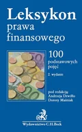 E-booki - prawo - Leksykon prawa finansowego. 100 podstawowych pojęć - miniaturka - grafika 1