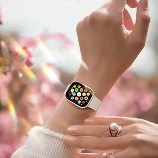 Dux Ducis Hamo etui do Watch 7 45mm metaliczny pokrowiec na zegarek różowy - Akcesoria do smartwatchy - miniaturka - grafika 6