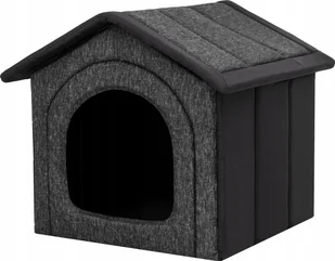 Hobbydog R1 BUDA EKOLEN CZARNY EKOLEN + CZARNY OXFORD - Budy dla psów - miniaturka - grafika 1