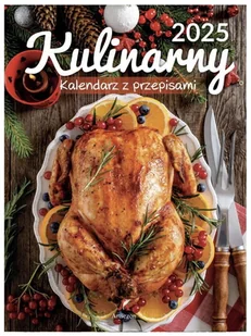 Kalendarz wieloplanszowy Kulinarny 2025 Rozkład miesięczny B4 23x31cm - Kalendarze - miniaturka - grafika 1