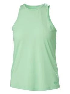 Helly Hansen Top funkcyjny "Siren Tank" w kolorze zielonym - Koszulki i topy damskie - miniaturka - grafika 1