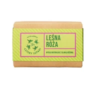 Mydła - Mydlarnia Cztery Szpaki mydło w kostce Leśna Róża 110 g - miniaturka - grafika 1