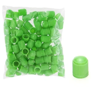 ATS Plastikowe Kapturki Na Zawory, Nakrętki Zielone - 100 Szt - Akcesoria wulkanizacyjne - miniaturka - grafika 1