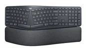Klawiatury - Logitech ERGO K860 for Business klawiatura Biuro Bluetooth Niemiecki Grafitowy  920-010345 - miniaturka - grafika 1