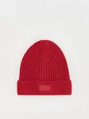 Czapki dla dzieci - Reserved - Czapka beanie z wiskozą - czerwony - miniaturka - grafika 1