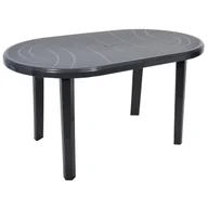 Stoły ogrodowe - Ołer Garden Stół ogrodowy Jantar 70x135 cm antracytowy - miniaturka - grafika 1