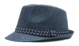 Letni kapelusz męski granat TRILBY 21 Pako Jeans - Czapki męskie - miniaturka - grafika 1