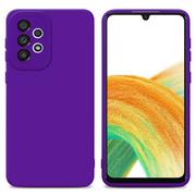 Etui i futerały do telefonów - Pokrowiec Etui Do Samsung Galaxy A32 4G w FLUID CIEMNY FIOLET TPU Silikonowe Obudowa Ochronny Case Cover Cadorabo - miniaturka - grafika 1