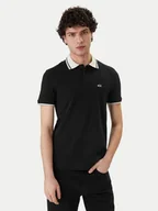 Koszulki męskie - Armani Exchange Polo XM002350 AF10366 UC001 Czarny Regular Fit - miniaturka - grafika 1