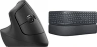 Myszki - Logitech Lift for Business 910-006495 + Ergo K860 920-010108 - miniaturka - grafika 1