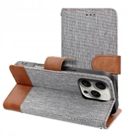Etui i futerały do telefonów - Kabura JEANS Book do IPHONE 17 Air szary - miniaturka - grafika 1