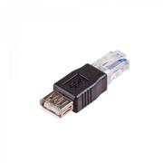 Akcesoria do komputerów stacjonarnych - Akyga Akyga Przejściówka AK-AD-27 USB żeński-męski USB RJ45 - miniaturka - grafika 1