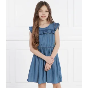 Guess Jeansowa sukienka TENCEL - Sukienki - miniaturka - grafika 1