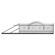 Ogrodzenia - Brama przesuwna Tytus 4 m lewa - miniaturka - grafika 1