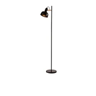 Lampy stojące - Candellux Lampa podłogowa czarna metalowa regulowana Reno 51-80196 51-80196 - miniaturka - grafika 1