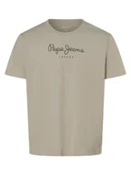 Koszulki męskie - Pepe Jeans Koszulka męska - Eggo N Mężczyźni Bawełna zielony nadruk, L - miniaturka - grafika 1