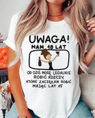 Koszulki i topy damskie - koszulka na 18 urodziny , na osiemnastkę dla koleżanki - miniaturka - grafika 1