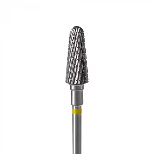 Staleks Frez z Węglika Stożek Okrągły Żółty 6/14mm - Frezarki do paznokci - miniaturka - grafika 1