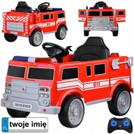 Pojazdy elektryczne dla dzieci - Auto Straż Pożarna Wóz Strażacki na akumulator Koguty Sygnał Radio PA0313 - miniaturka - grafika 1