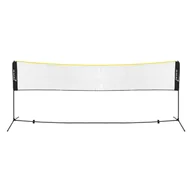 Badminton - Siatka do badmintona z 3 lotkami 400x103x155 cm czarna wykonana z polietylenu - miniaturka - grafika 1