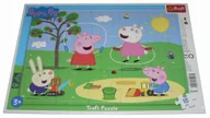 Puzzle - Puzzle ramkowe Peppa Pig 15 elementów - miniaturka - grafika 1
