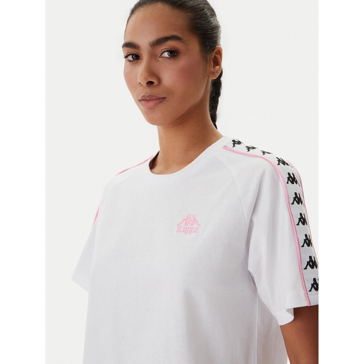 Kappa T-Shirt Damskie Biały 371U6WW