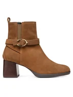 Botki damskie - Geox Botki D Walk Pleasure 55 D46XBA 00022 C6372 Brązowy - miniaturka - grafika 1