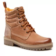 Botki damskie - Trapery Lasocki WB-ASPIN-01 Camel - miniaturka - grafika 1