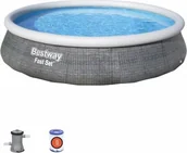 Baseny ogrodowe - Bestway Basen rozporowy Fast Set 396cm 9w1 (57376) - miniaturka - grafika 1