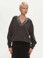 Bluzy damskie - PINKO Bluza Raboni 104458 A297 Szary Regular Fit - miniaturka - grafika 1