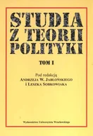 Podręczniki dla szkół wyższych - STUDIA Z TEORII POLITYKI TOM 1 - miniaturka - grafika 1