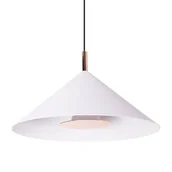 Lampy sufitowe - Wisząca lampa piramida Vulcano P0505 Maxlight LED 5W 3000K biały złoty - miniaturka - grafika 1